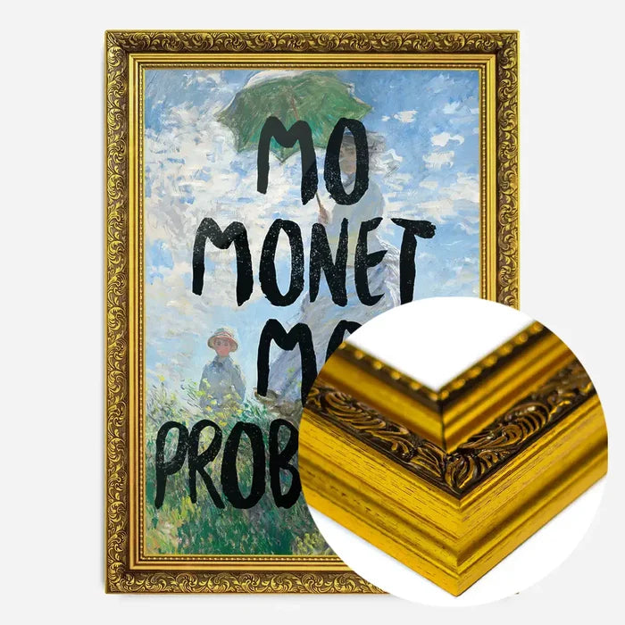21x30cm | 8¼ x 11¾in / Gold Ornate Frame