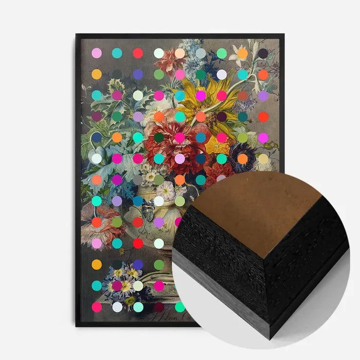 21x30cm | 8¼ x 11¾in / Black Wood Frame