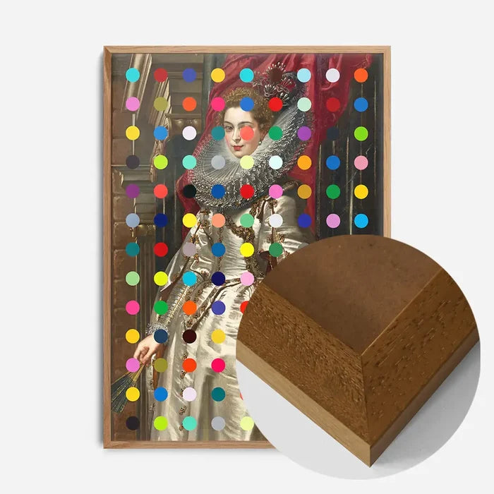 21x30cm | 8¼ x 11¾in / Oak Wood Frame