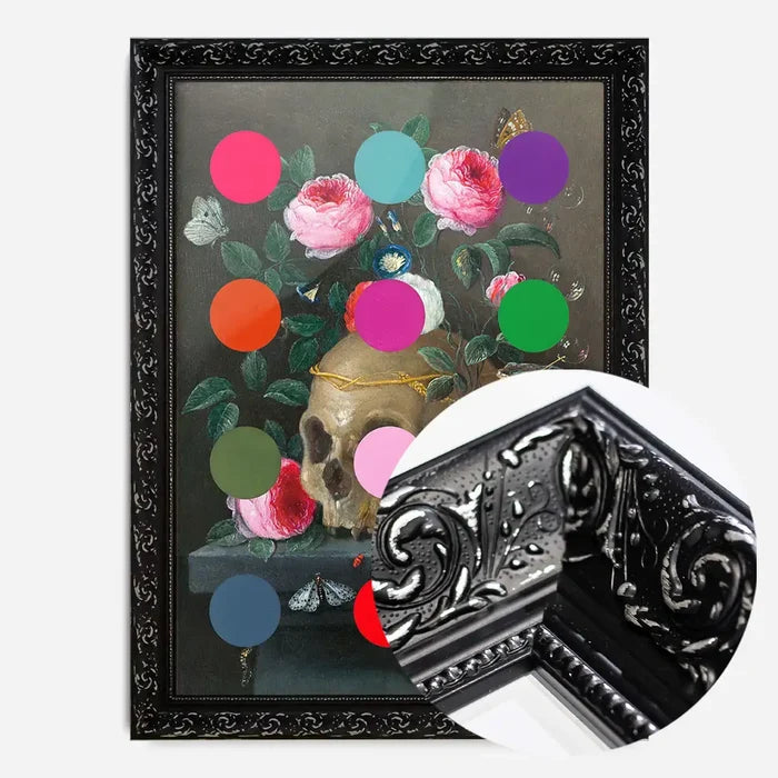 21x30cm | 8¼ x 11¾in / Black Ornate Frame