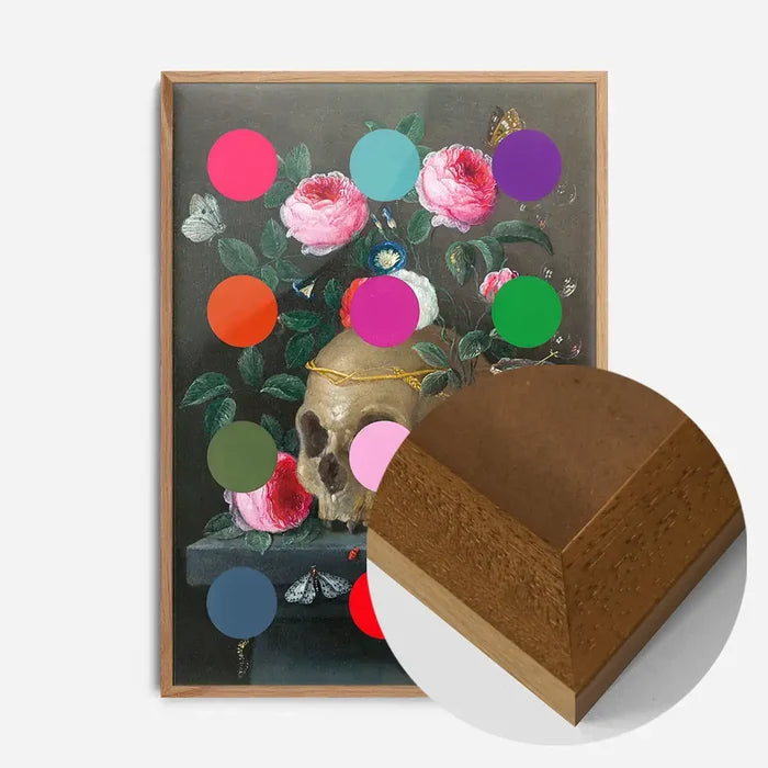 21x30cm | 8¼ x 11¾in / Oak Wood Frame
