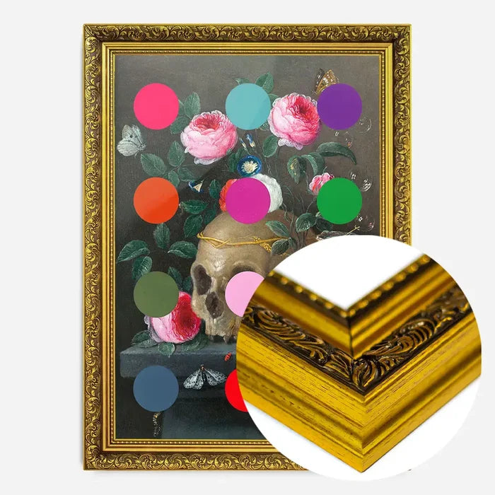 21x30cm | 8¼ x 11¾in / Gold Ornate Frame