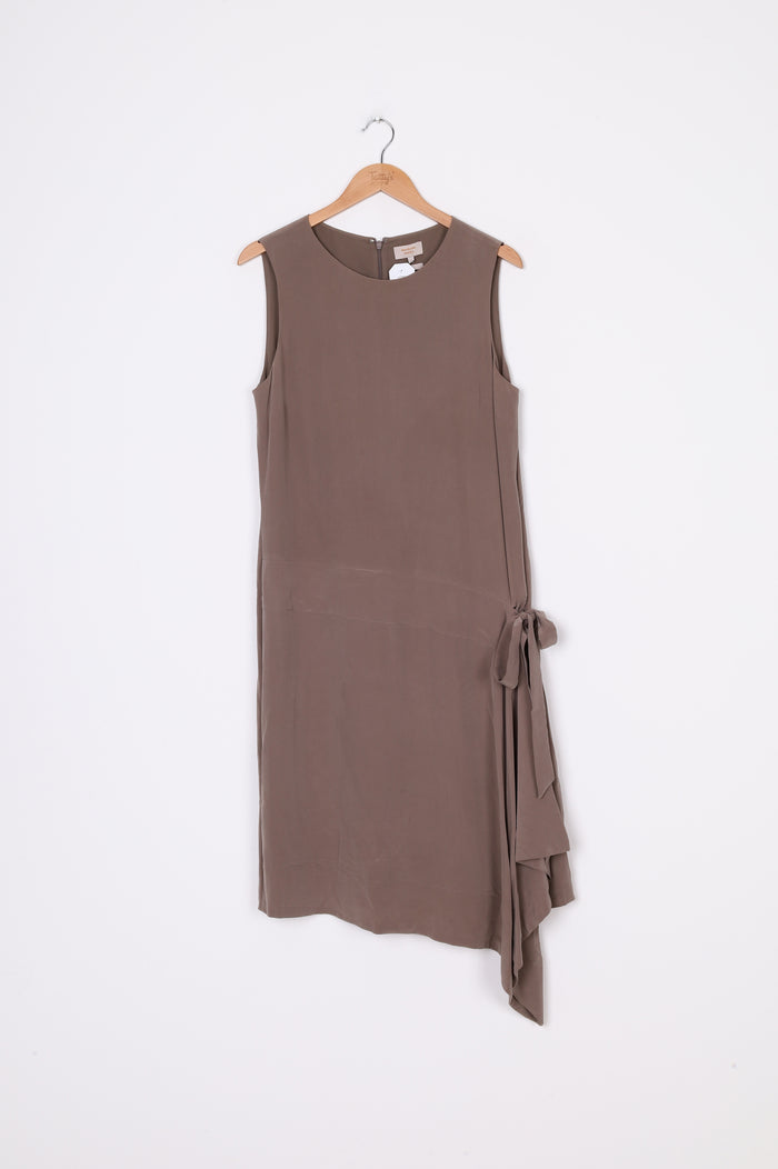 Modern Rarity Womens Beige Dress Size 14