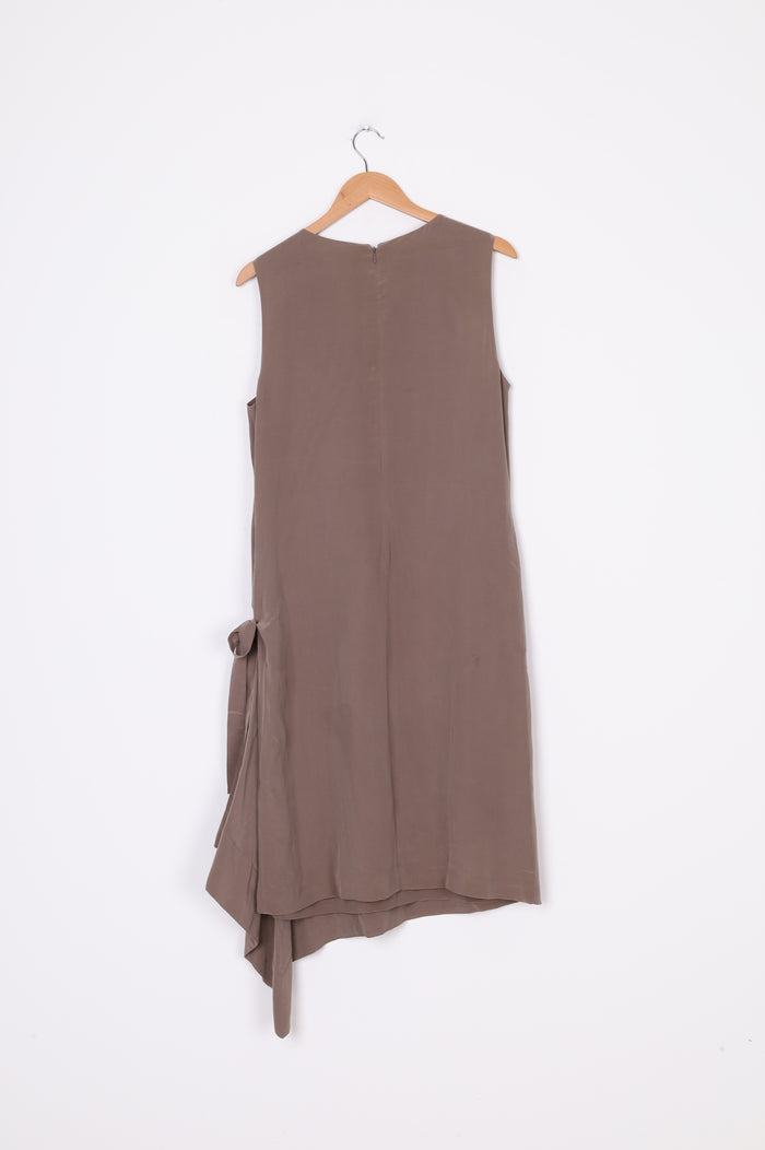 Modern Rarity Womens Beige Dress Size 14