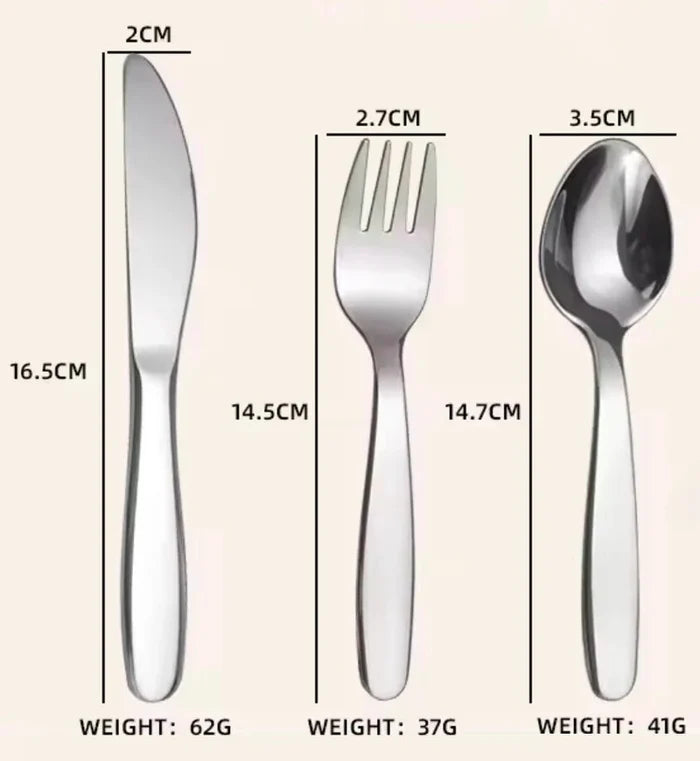 Montessori Mates Stainless Steel Cutlery Set