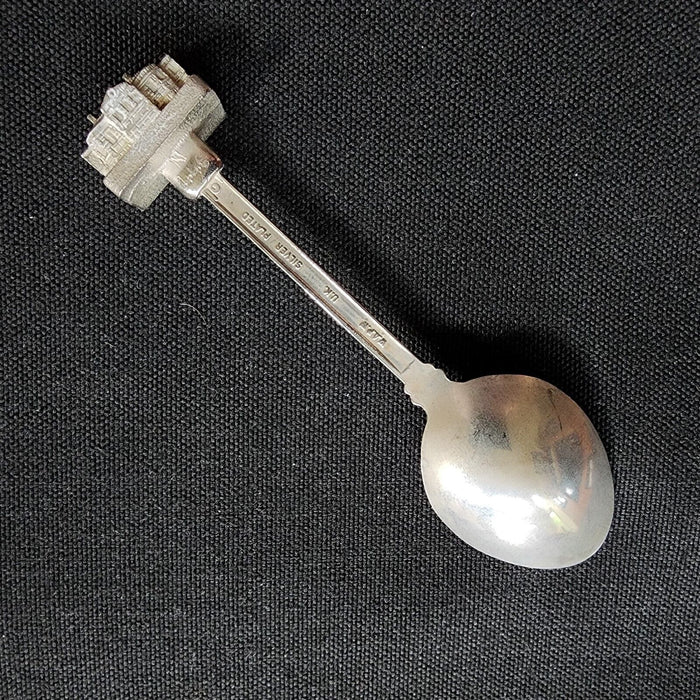 Monticello Thomas Jefferson Collectible Souvenir Spoon 4in (10cm) Silver Plated