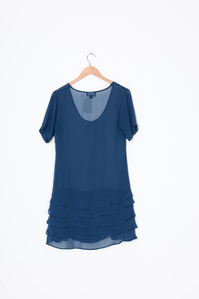 Moochi (NZ made) Womens Blue Dress Size 8