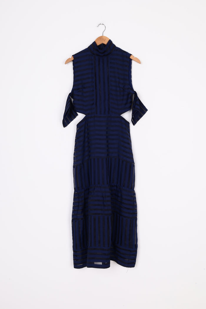 mossman Womens Blue Dress Size 10