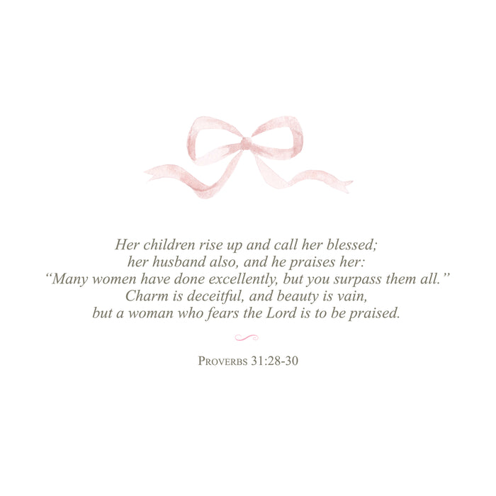 Mother and Baby Scripture Card Set {pink}