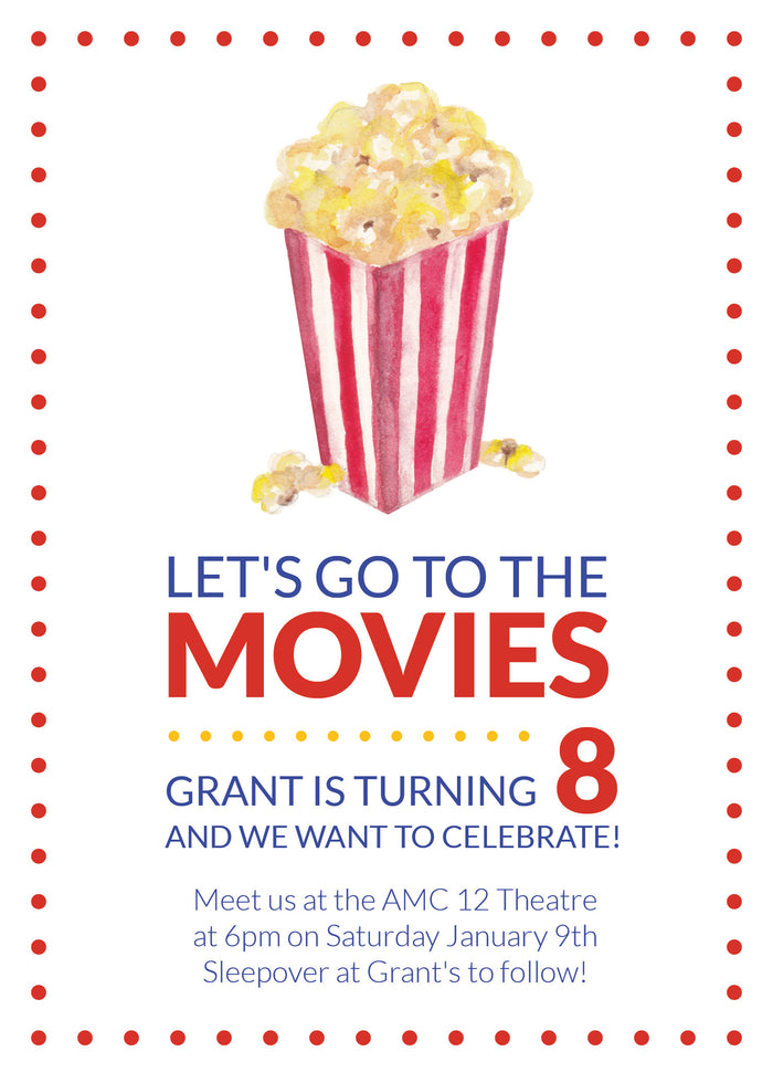 Movie Invitation