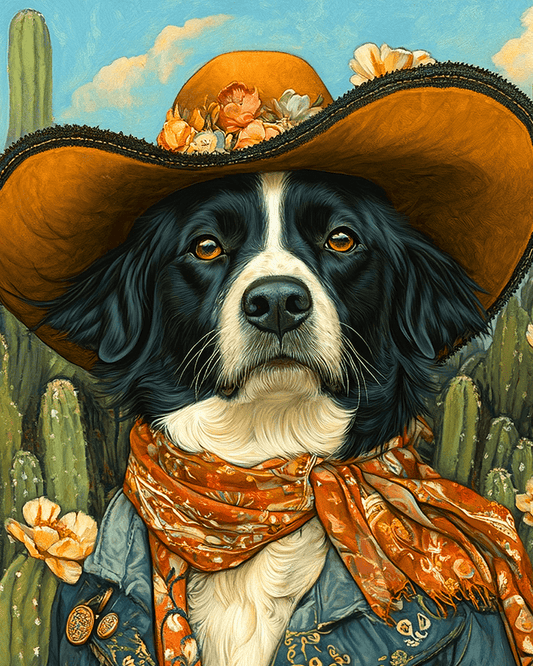 Mowbi - Pearl of the Old West - American Southwest Art Prints - 8"x10" Artwork for 11"x14" Frame