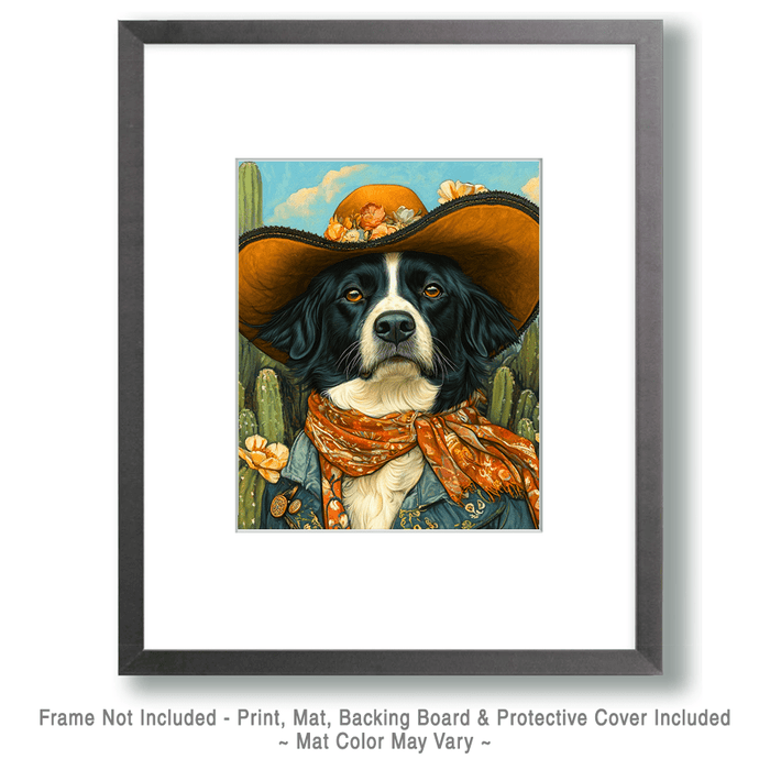 Mowbi - Pearl of the Old West - American Southwest Art Prints - 8"x10" Artwork for 11"x14" Frame