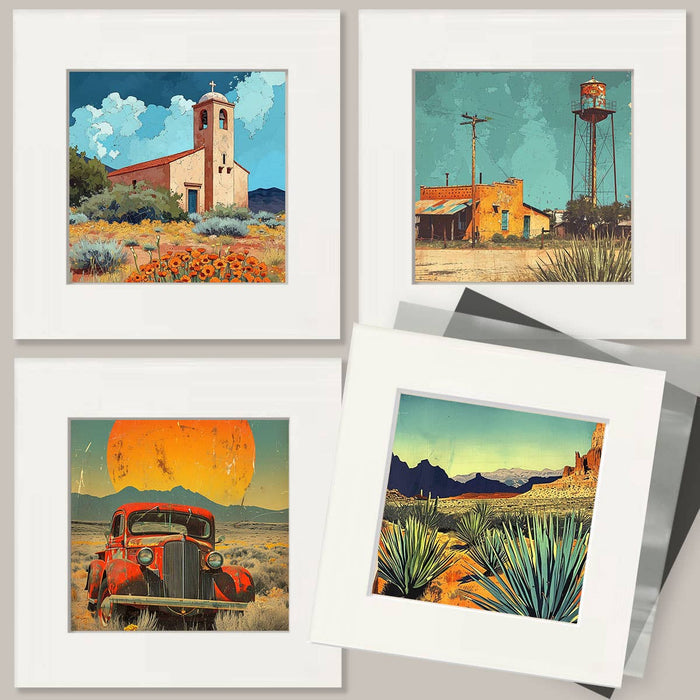 Mowbi - Pearl of the Old West - American Southwest Art Prints - 8"x10" Artwork for 11"x14" Frame