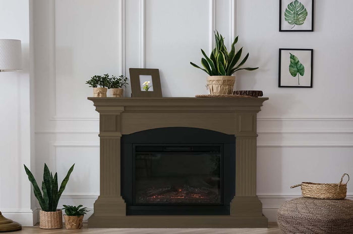 Retique It Wood'n Finish Kit in Charcoal, a multi-purpose smooth wood finish kit with four large containers for furniture and decor projects.