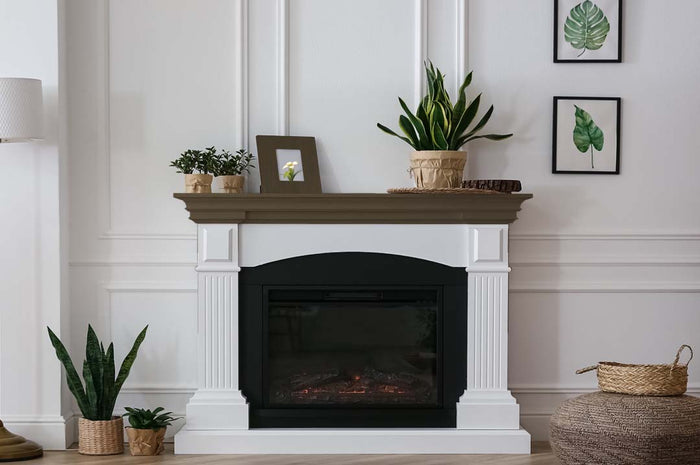 Retique It Wood'n Finish Kit in Charcoal, large multi-purpose kit for smooth wood finishing on fireplace mantles.