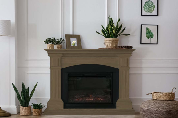 Large Charcoal Wood'n Kit by Retique It for wood finishing and refinishing projects, shown with grained wood texture.