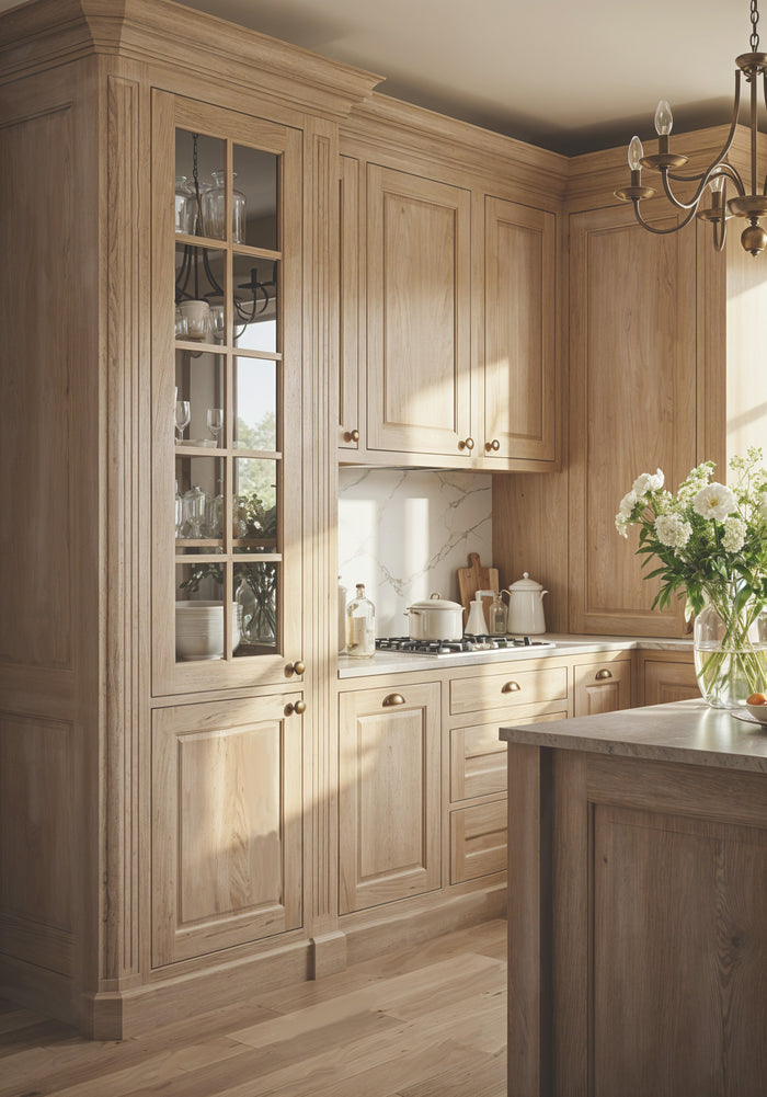 Large Wood'n Kit by Retique It in French Oak, featuring interior top coat for wood finishing and protection.