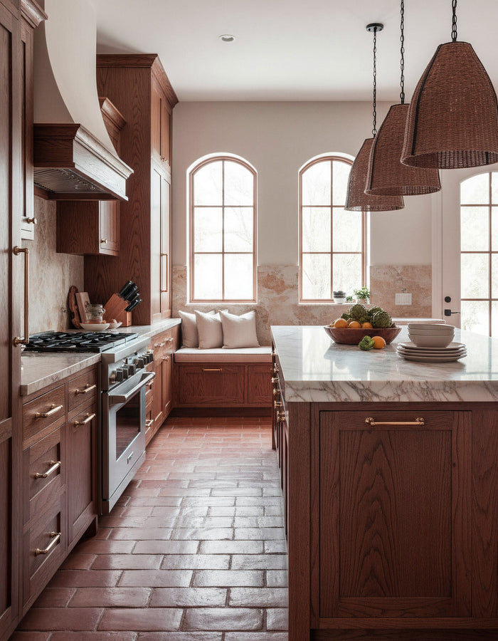 Large Vintage Cherry Wood'n Finish Kit by Retique It for interior top coating, featuring dark oak rustic wood grain.