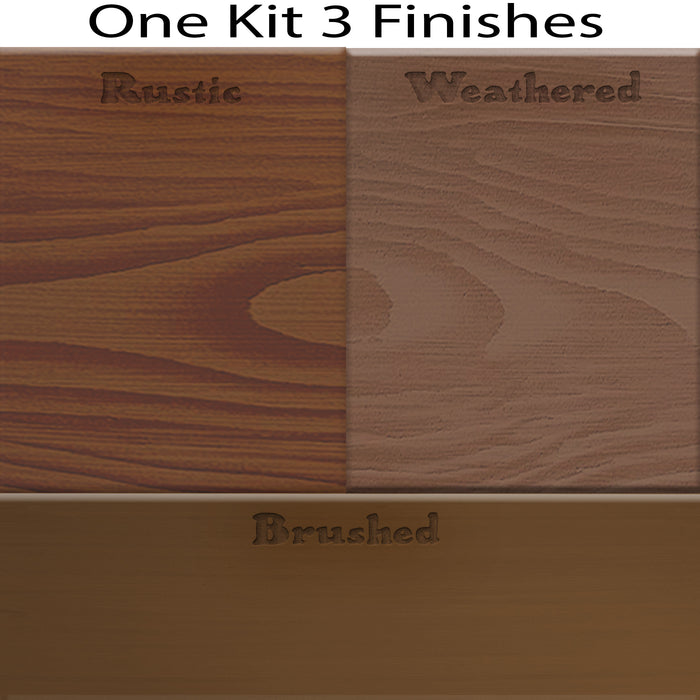 Large Vintage Cherry Wood'n Kit swatch featuring exterior top coat from Retique It Wood'n Finish Kits for multi-purpose wood finishing.