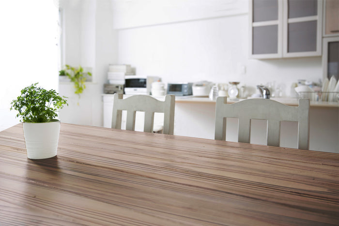 Retique It Wood'n Finish Kit in French Oak for interior use, featuring a rustic tabletop with wood grain and finish details.