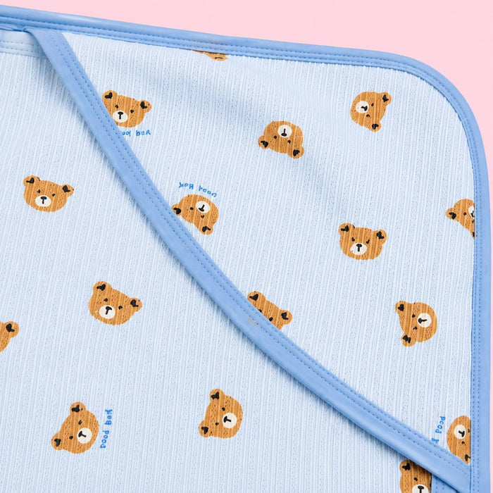 Muslin Baby Wrapper – Cute Teddy Bear Print | Soft & Breathable Baby Wrap for Newborns