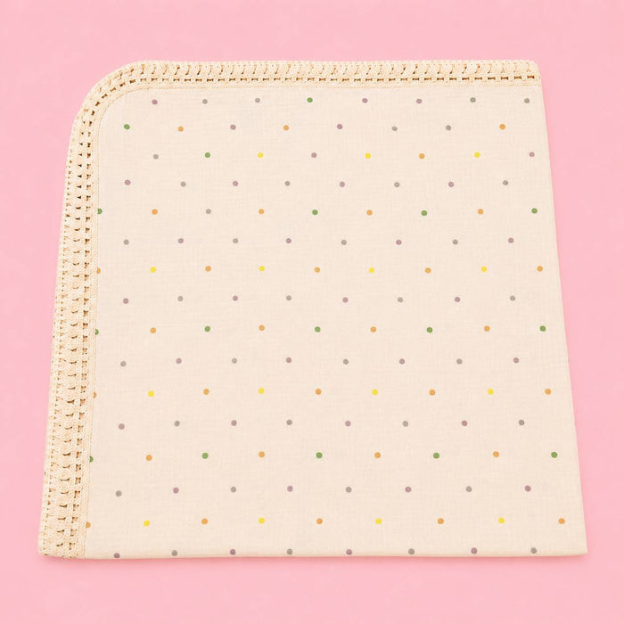 Muslin Swaddle Beige Dot – Soft & Breathable Baby Swaddle