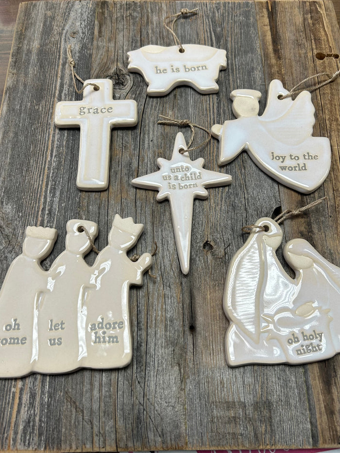Nativity Ornaments 6 STYLES