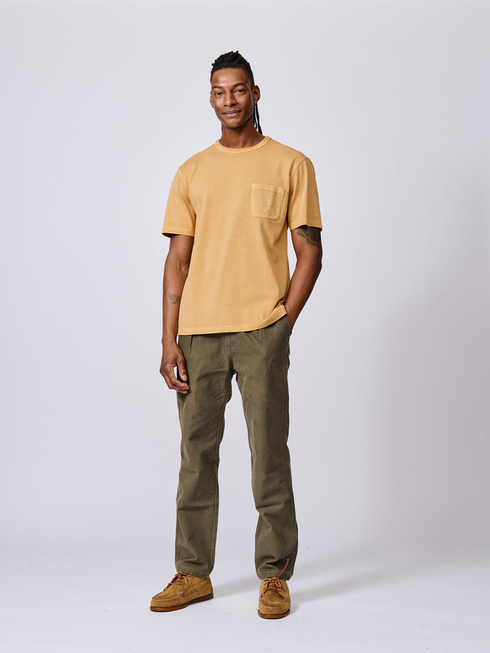 Aubin Washed Gold Newburgh Relaxed T-Shirt | Relaxed Tee