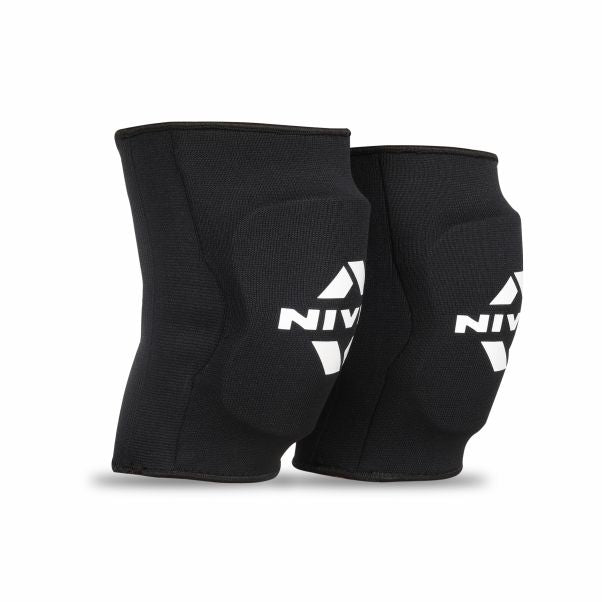 NIVIA Volleyball Knee Support with PU Foam Pad - (Pair) , Knee Braces & Sleeves, For Performance Enhancement Available in Large & Black Color , Used for All kind of impact Sports