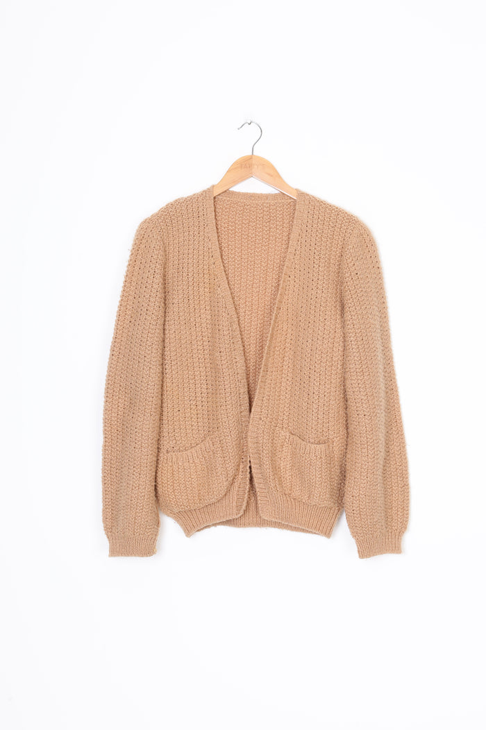 No Label Womens Beige Cardigan Size O/S