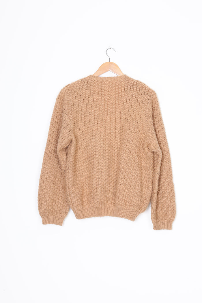 No Label Womens Beige Cardigan Size O/S