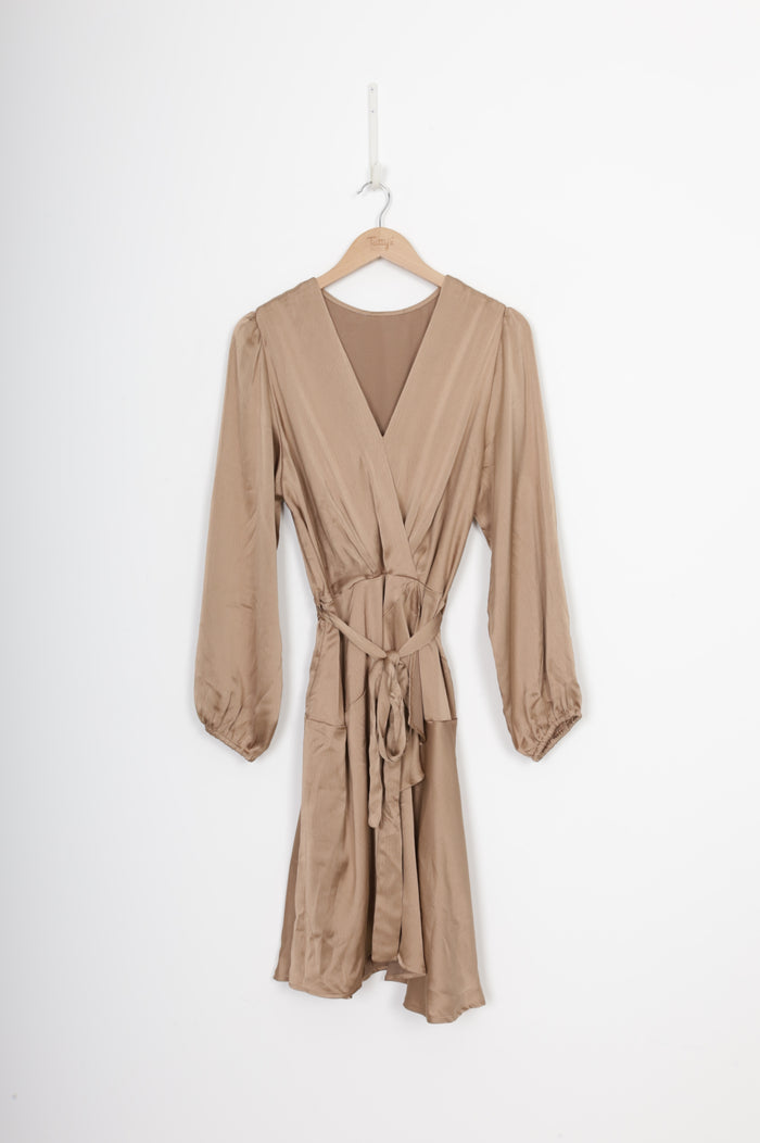 No Label Womens Beige Dress Size 12