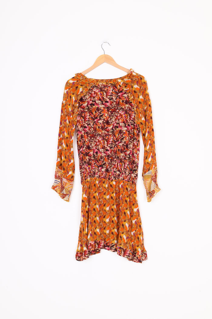 No Label Womens Orange Dress Size 4