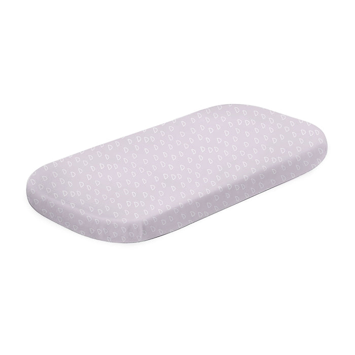 Nordic 2pk Jersey Co Sleeper/Bedside Sleeper Fitted Sheets Peach/Lilac - Bubba Blue Australia