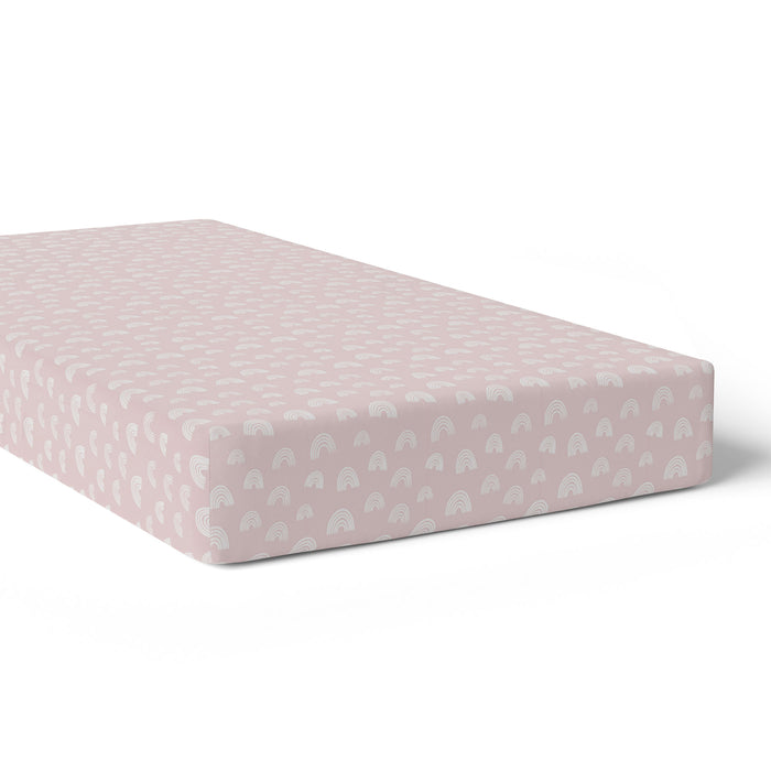 Nordic 2pk Jersey Cot Fitted Sheets Dusty Berry/Rose - Bubba Blue Australia