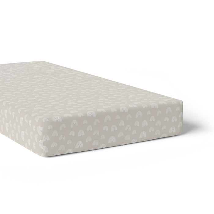 Nordic 2pk Jersey Cot Fitted Sheets Grey/Sand - Bubba Blue Australia