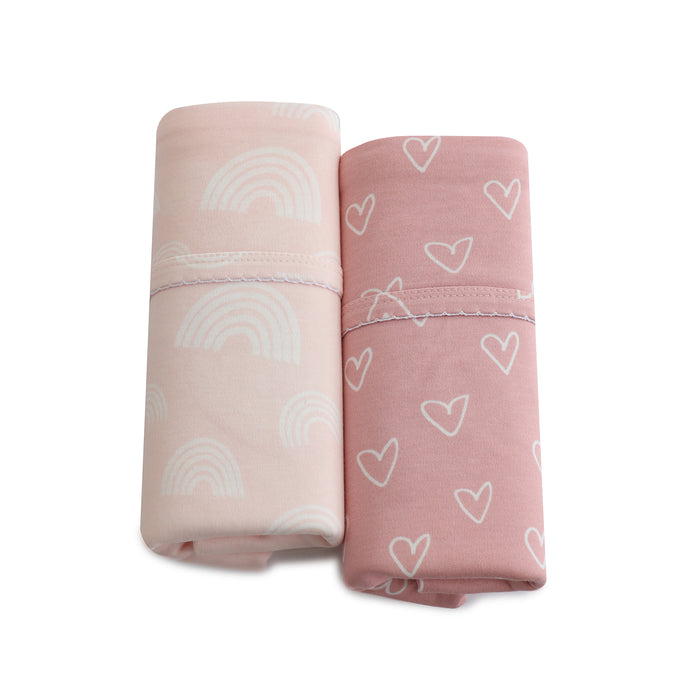 Nordic 2pk Jersey Wrap Dusty Berry/Rose - Bubba Blue Australia