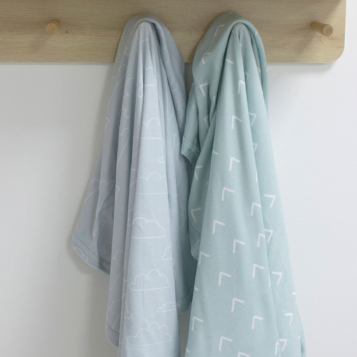 Nordic 2pk Jersey Wrap Dusty Sky/Mint - Bubba Blue Australia