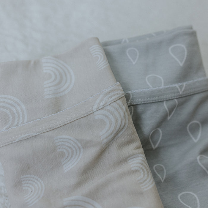 Nordic 2pk Jersey Wrap Grey/Sand - Bubba Blue Australia