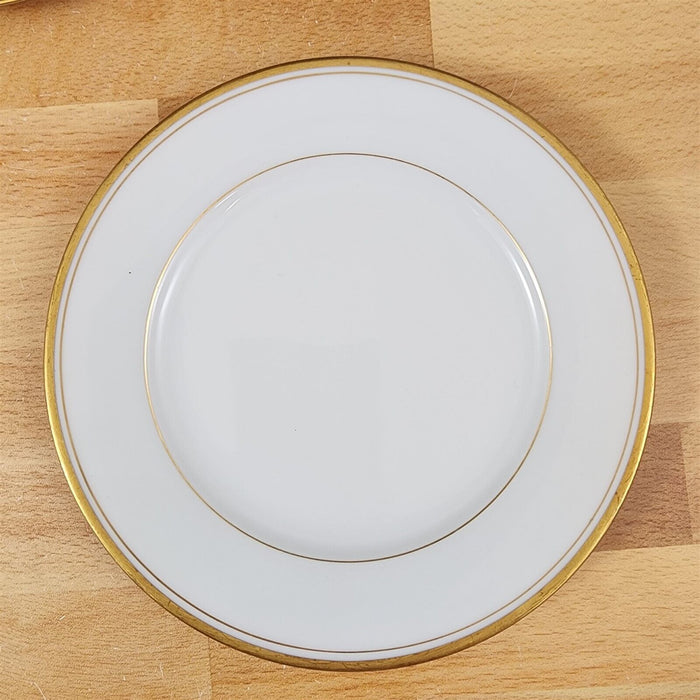 Noritake Goldart Bread Butter Plate 5290 Set of 2 Gold Trim Band 6" Ceramic