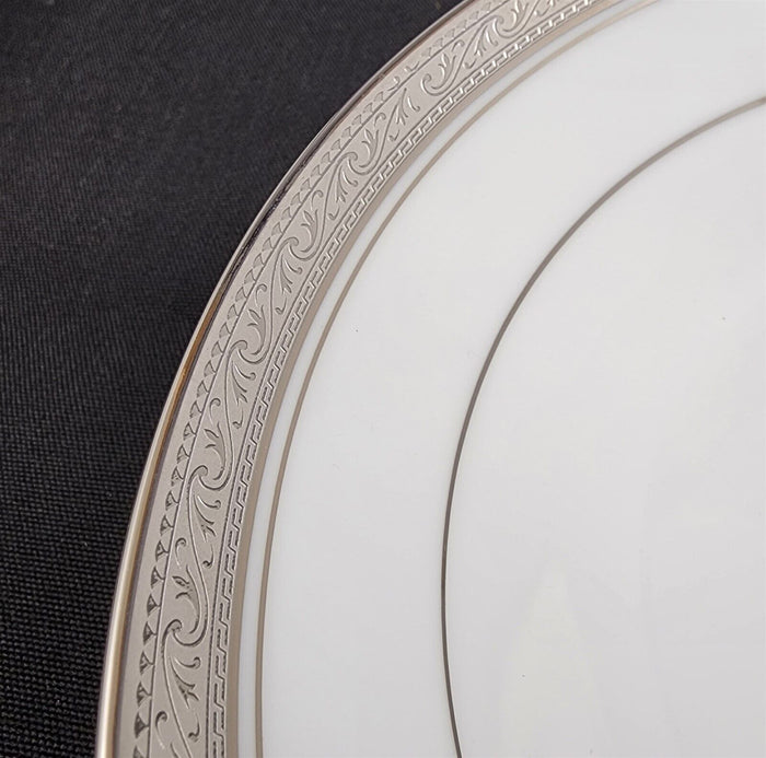 Noritake Legendary Crestwood Platinum Set of 4 Soup Bowl 4166 Dinnerware