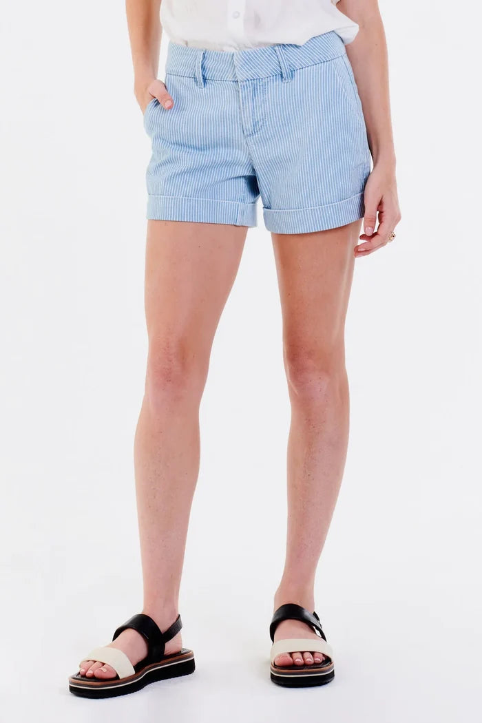 NORTH HAMPTON HIGH RISE SHORTS RAILROAD STRIPES