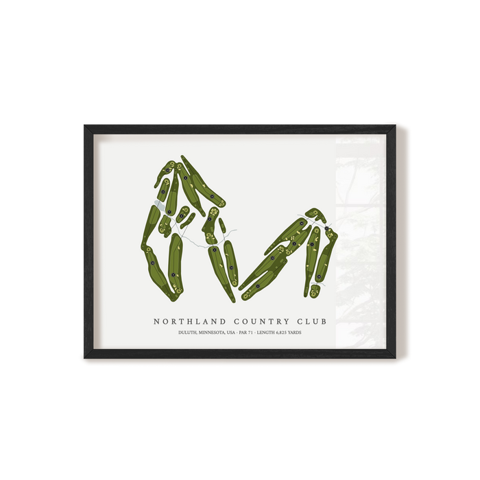 Northland Country Club | Golf Course Print | Black+Frame