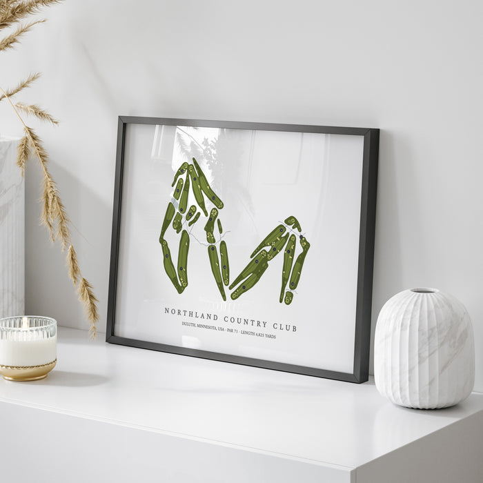 Northland Country Club | Golf Course Print | On+Table