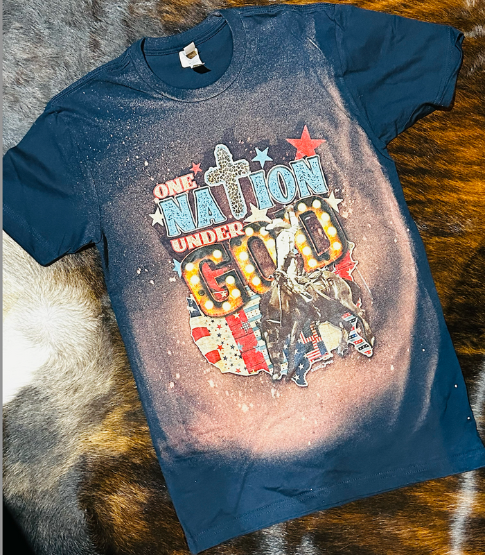 One Nation Under God Crew Neck T-Shirt