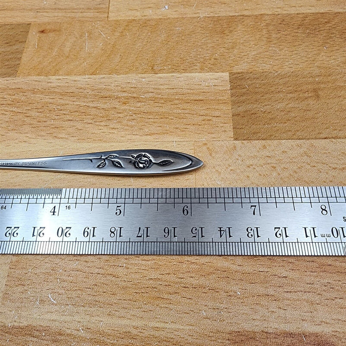 Oneida MY ROSE Salad Fork Set of 4 Community Stainless Flatware 6 1/4" (16cm)