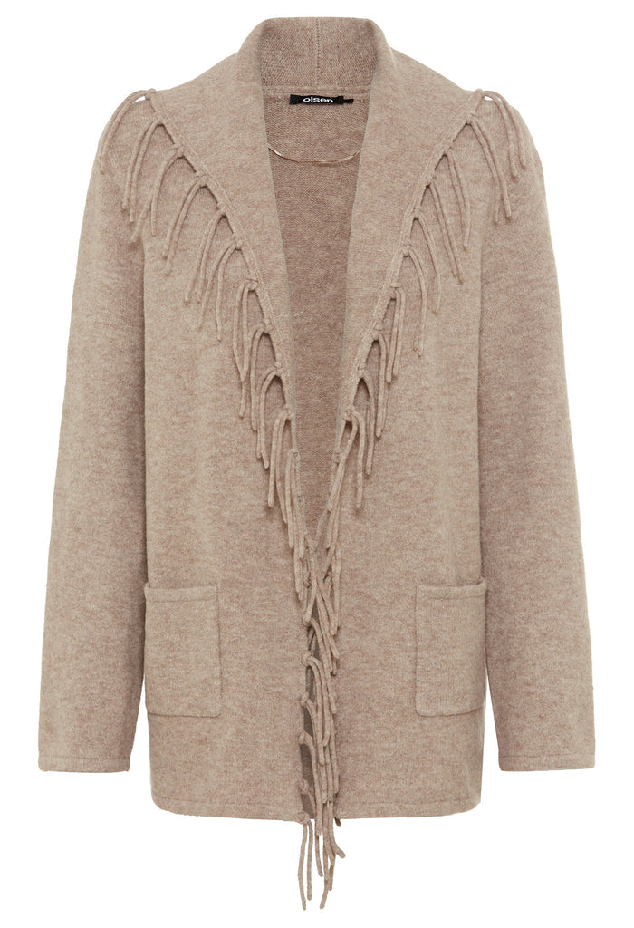 Open Front Knit Cardigan
