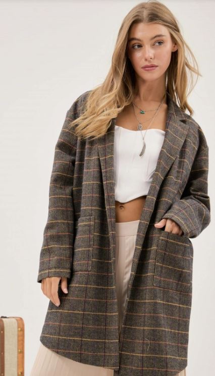 Oversized Tweed Jacket