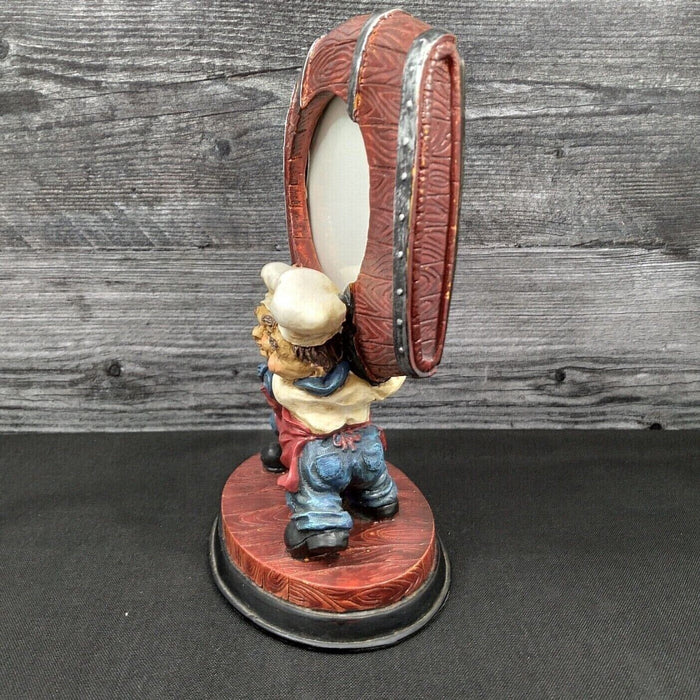 Pair of Chefs Carrying Barrel Picture Holder 3.5 x 5" Picture