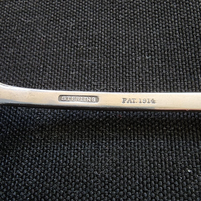 Panama Pacific Exposition Sterling Bear Souvenir Spoon 1914 Patent 5/14"